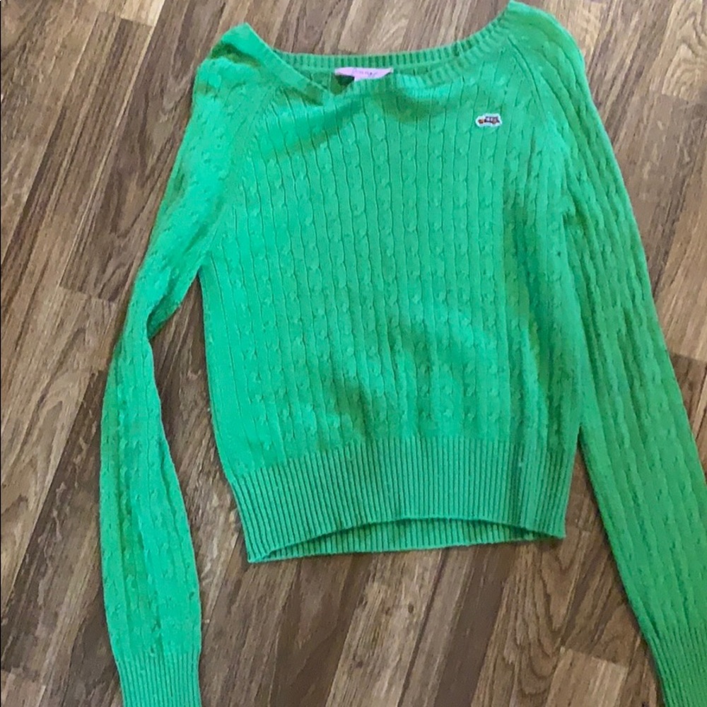 Green sweater